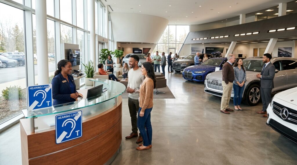 Car Dealership With Hearing Loop Improving Accessibility and Customer Experience