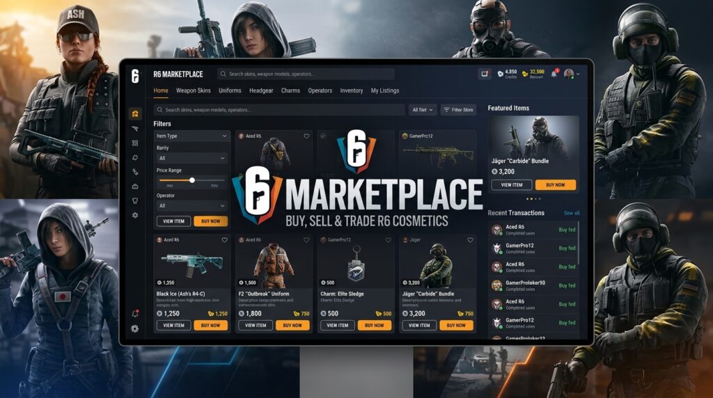 R6 Marketplace The Complete 2026 Guide to Buying, Selling, and Trading Rainbow Six Siege Items r6 marketplace