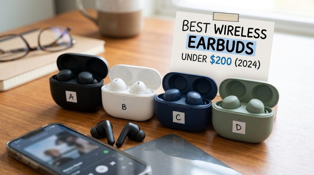 Best Wireless Earbuds Under 200 Dollars 2024 Premium Sound Without the Premium Price Best Wireless Earbuds Under 200 Dollars 2024