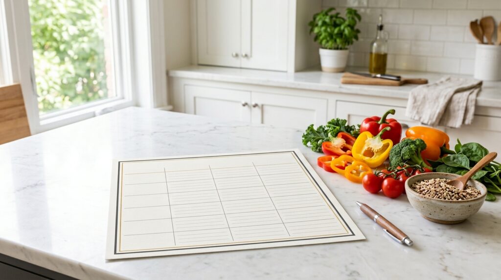 Weekly Meal Planner: The Complete Guide to Planning Healthy Meals and Saving Money weekly meal planner